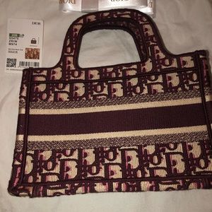 DIOR - MINI BOOK tote bag